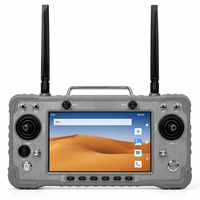 Station de sol pour drone Android G16 7 pouces, portée de 9 km, double bande 2.4G 5.8G, transmission de données et liaison vidéo pour télécommande UAV GR01
