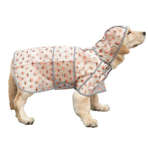 Impermeable para perros grandes, abrigo con capucha para mascotas, para Golden Retrievers, Labradors, estampado de setas, uso en las cuatro estaciones - Product Image 5