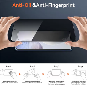 Protection d'écran OEM personnalisée anti-espion pour iPhone 16 17 18, verre trempé incurvé 2.5D, film anti-regard indiscret 28 degrés - Product Image 5