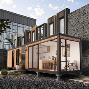 Contenedor Expandible de Lujo de 40 pies, Casas Prefabricadas Modulares de Bajo Costo, Kits de Casas Prefabricadas de Acero y Madera para Hoteles - Product Image 6