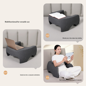 Coussin de dossier multifonctionnel souple et résistant à l'usure pour adultes, idéal pour le gaming, le repos au lit, l'utilisation d'un ordinateur portable et la vision de la télévision - Product Image 4
