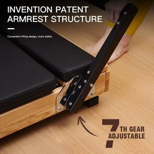 Máquina de Pilates Reformer de Madera, Cama de Pilates Reformer Plegable de Madera, Equipo de Yoga y Fitness <span class=keywords><strong>con</strong></span> Estructura de Madera - Product Image 3