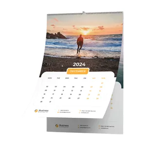 Wholesale Custom Custom Color Printing High Quality Low Price China Supplier Wall Desk Calendar 2024