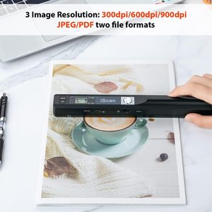 เครื่องสแกนเอกสารแบบพกพา ราคาประหยัด ความละเอียด 900 dpi สแกนหนังสือได้ ใช้พอร์ต <span class=keywords><strong>USB</strong></span> ขนาด A4 มีสินค้าในสต็อก - Product Image 6