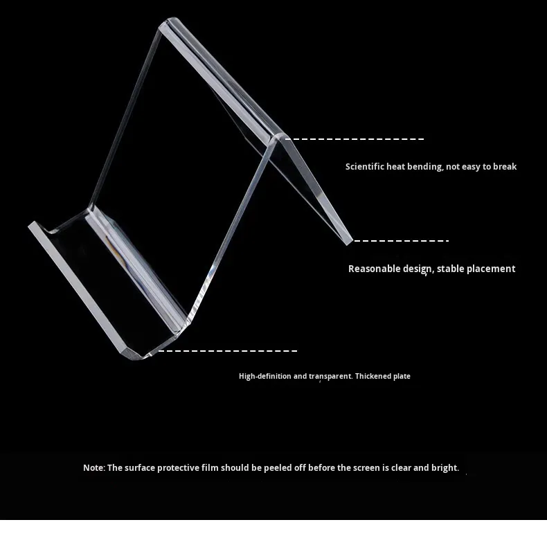 Eco Friendly Acrylic Transparent Phone Display