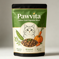 Sachet Doypack Personnalisé en Plastique Haute Barrière de Qualité Alimentaire FDA, Étanche avec Fermeture Éclair, pour Croquettes Sèches pour Chiens et Chats