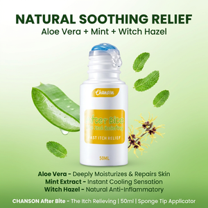 Tube de 30 ml d'huiles essentielles végétales <span class=keywords><strong>anti</strong></span>-démangeaisons après piqûre avec éponge - Product Image 3