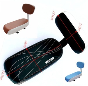 Ghế sau xe đạp trẻ em có đệm mềm bằng da PU & tựa lưng cho xe đạp trẻ em MTB - Product Image 2