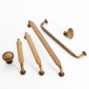Poignée <span class=keywords><strong>de</strong></span> meuble en alliage <span class=keywords><strong>de</strong></span> zinc bronze style américain, finition vieillie, pour armoires <span class=keywords><strong>de</strong></span> cuisine - Grande Vente - Product Image 2
