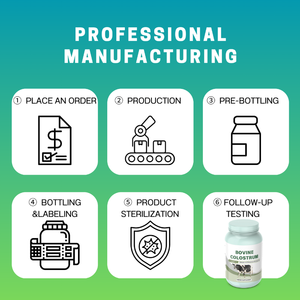 OEM/ODM capsule Private Label di colostro bovino | 100% puro supporto immunitario in polvere di colostro nutrito con erba della Nuova Zelanda e salute intestinale - Product Image 6