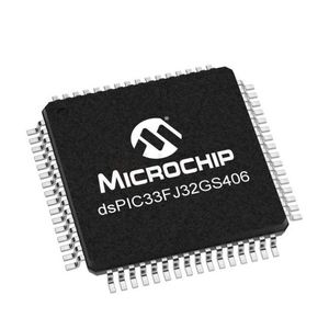 New and Original Microcontroller DSPIC33FJ32GS406-I/PT TQFP-64 Integrated Circuits Chip in Stock DSPIC33FJ32GS406-I/PT - Product Image 1