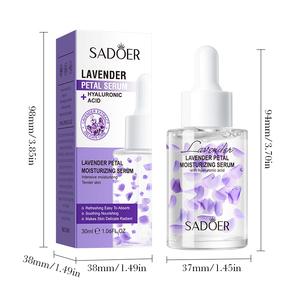 SADOER Nueva <span class=keywords><strong>Esencia</strong></span> Hidratante de Pétalos de <span class=keywords><strong>Lavanda</strong></span> 30ml, Repone la Hidratación, Calma, Estabiliza, Absorción Rápida, Productos para el Cuidado Facial - Product Image 6