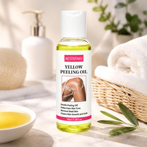 Huile exfoliante jaune peel-off personnalisable pour le corps, soin de la peau, éclaircissement et élimination des peaux mortes, cosmétique coréenne - Product Image 5