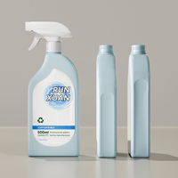 Runxuan 500ml bouteille de détergent blanc nettoyant pour animaux de compagnie déclencheur vaporisateur pompe en plastique déclencheur chimique pulvérisateur bouteille