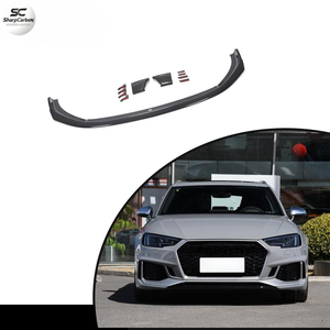Accessori Auto Leggeri, Spoiler Anteriore in Fibra di Carbonio Prepreg per Audi <span class=keywords><strong>A4</strong></span> RS4 B9 <span class=keywords><strong>Sedan</strong></span> <span class=keywords><strong>2019</strong></span> - Product Image 1