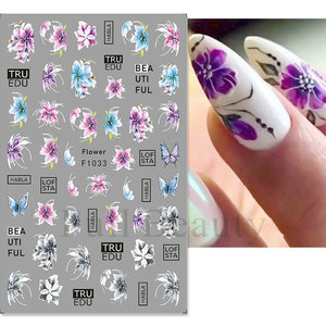 TSZS 2026 Nuevas pegatinas 3D de <span class=keywords><strong>mariposas</strong></span> <span class=keywords><strong>y</strong></span> <span class=keywords><strong>flores</strong></span> de colores para decoración de uñas, accesorios autoadhesivos - Product Image 4