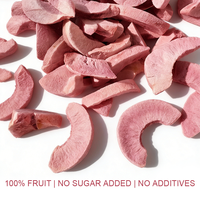 Gedroogde perzikplakjes in bulk, gedroogde fruitsnack