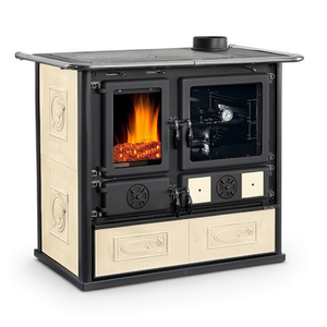 Poêle à bois 8,8 kW ROSA Vst 16 Crème 5 étoiles (103x65x85,1cm) - Product Image 3