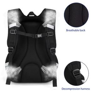 Offre Spéciale 17 pouces bleu Football dessin animé <span class=keywords><strong>cartable</strong></span> pour enfants étanche maternelle football garçons grande capacité sac à dos - Product Image 2