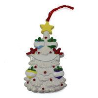 Décorations de Noël Personnalisé En Gros Enfants Jouets Arbre De Noël Bonhomme De Neige Chien Ornement
