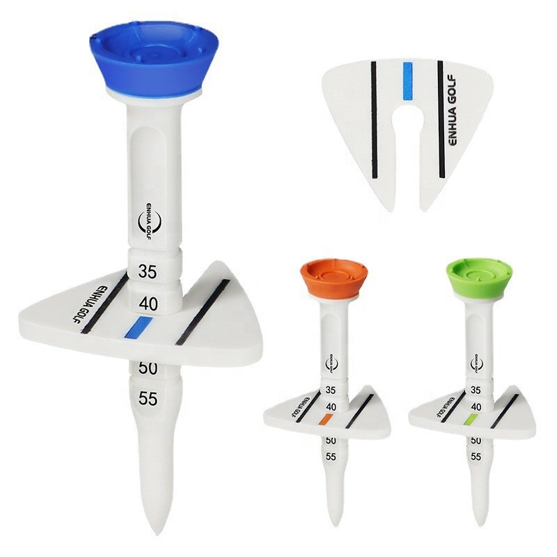 Yopral OEM популярный Принт Большой Плюс регулируемая высота гольф-тройники Корея пластиковые пользовательские тройники для гольфа