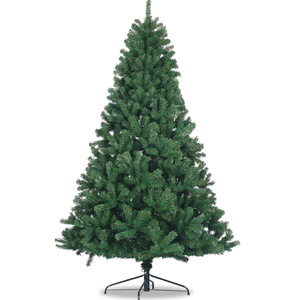 DB 7.5ft (180cm) Abeto natural completo PVC Abeto Árbol de Navidad Verde sin iluminar Preiluminado con soporte de metal plegable personalizable - Product Image 4