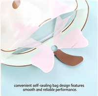 Sac d'emballage cadeau refermable en forme de pomme de dessin animé pour accessoires, collations et bonbons en gros