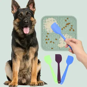 Pet Supplier Pet Food Canned Spoon Scraper Mini Spatula Butter and Wet Pet Food Can Spreader Spatulas