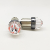 En stock, ampoule LED S25 1156 BA15S P21W LED 2835 9LED LEN, ampoule de clignotant de voiture, feux de freinage, lampe automobile 24V rouge pour camion