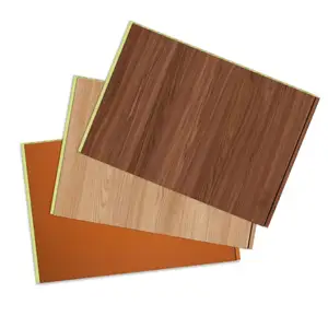 Modern 400mm Bamboo Fiber Wall Panel Easy Installation With Flat Finish For Home Office Decorative Material Exterior Application