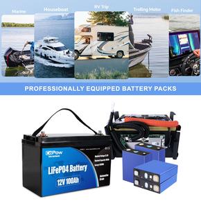 Stock de EE. UU. Libre de aranceles LiTime 12V 16V 24V 36V 100AH 105AH Batería de litio para Marine, RV, Fish FinderOff Grid RV Home Energy - Product Image 3