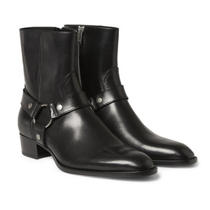 Stivali Chelsea Alti in Pelle da <span class=keywords><strong>Uomo</strong></span> MOROSO, Nuovo Stile alla Moda con Rialzo Interno per l'Inverno - Product Image 3