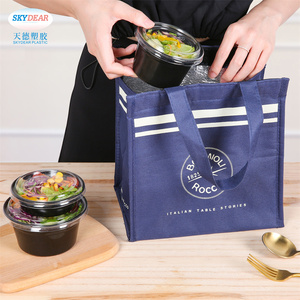 Disposable Plastic Bowl Plasticdisposable High Quality Black Disposable Plastic Salad Bowl With Clear Lids