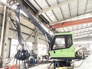 Grue fixe de 8.5m 10m pour manutentionnaires stationnaires avec grappin hydraulique de <span class=keywords><strong>cabine</strong></span> - Product Image 4