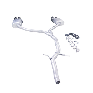 Sistema di Scarico Catback Valvetronic GFC in Acciaio Inox 304 per Audi <span class=keywords><strong>A4</strong></span> 2.0T B8 <span class=keywords><strong>Station</strong></span> <span class=keywords><strong>Wagon</strong></span> 2008-2016 - Product Image 5