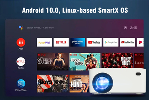 Dlp eo5 ditong video kỹ thuật số DBPOWER dữ liệu ban ngày proyector D800 Led Mini cy900 hd66 máy chiếu 4K 10000 lumenes - Product Image 6