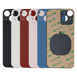 Remplacement de vitre arrière de haute qualité avec grand trou pour iPhone 8 SE XR X XS 11 12 mini 13 14 PM avec ruban adhésif de 3 mm - Product Image 2