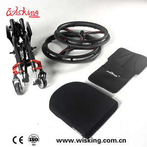Silla <span class=keywords><strong>de</strong></span> <span class=keywords><strong>Ruedas</strong></span> Activa Ligera Plegable <span class=keywords><strong>de</strong></span> Fibra <span class=keywords><strong>de</strong></span> Carbono Wisking8801 con Certificación CE ISO <span class=keywords><strong>para</strong></span> Personas con Discapacidad - Product Image 4
