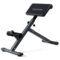 Banc AB réglable en acier de haute qualité, hyperextension, exercice abdominal, chaise romaine pour la maison et la salle de sport, machines pour le dos