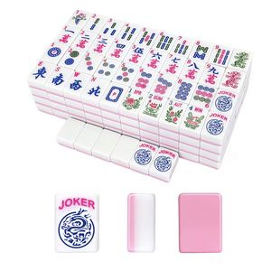 Jeu de Mahjong Américain Miniature 30mm, 166 Tuiles en Mélamine, Portable, Tuiles de Mahjong Juif pour la Maison et les Voyages - Product Image 4