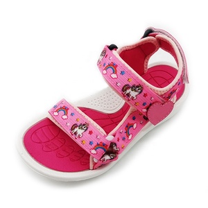 Sandales à la cheville pour enfants, chaussures d'été, à imprimé Floral, pour garçons et filles, 12 pièces - Product Image 1