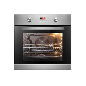 70L Big Capacity Built in Kitchen Oven Self Clean Pyrolytic Oven Cooking Pizza Oven