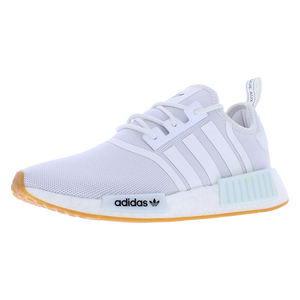 Chaussures de course pour hommes Adidas NMD_R1 Primeblue, couleur blanc nuage/blanc nuage/gomme - 100% authentiques - Product Image 3