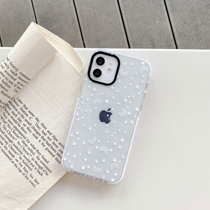 Venta caliente Mobil Phone Bag Back White Stars Cover TPU Funda para teléfono móvil para <span class=keywords><strong>iPhone</strong></span> 11 12 <span class=keywords><strong>13</strong></span> 14 15 16Pro Max - Product Image 3