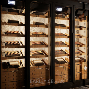 Barley Custom Walk-in Cigar Room Spain Cedar Oak Wood with Cooling System House Humidor Non-standard Humidor Cigar <b>Cabinet</b> - Product Image 4