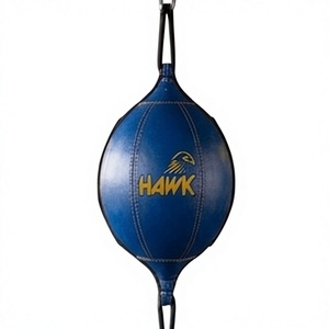 Ballon de vitesse double extrémité Hawk en cuir PU, sac de frappe lourd, installation facile, utilisation universelle, équipement d'entraînement de boxe suspendu pour la maison - Product Image 1