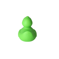 Lot de mini-canards de bain flottants jaunes en PVC personnalisables avec logo, jouets sonores pour bébés et enfants
