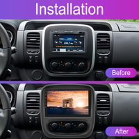 Podofo-Marco de radio para coche de 9 "con Canbus para Renault TRAFIC/Opel VIVARO 2015, panel de salpicadero, venta al por mayor