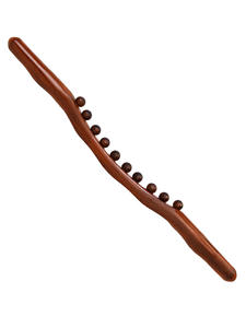 Holzstab-Massagegerät mit 25 Massageperlen - Tiefengewebe-Therapie für Körperformung, Faszien-Entspannung & Tägliche Pflege - Product Image 4
