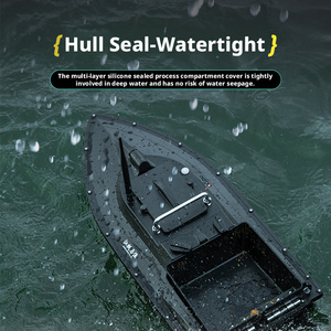 JF V80 <span class=keywords><strong>12V</strong></span>高速プラスチック製ベイトボート GPSオートパイロット クルーズコントロール 24000mAh 2kg積載量 500メートル信号範囲 釣り用 - Product Image 3